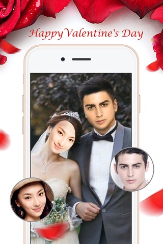 Face Change: Valentine - Swap Yourself Heads Pic Upload screenshot 2