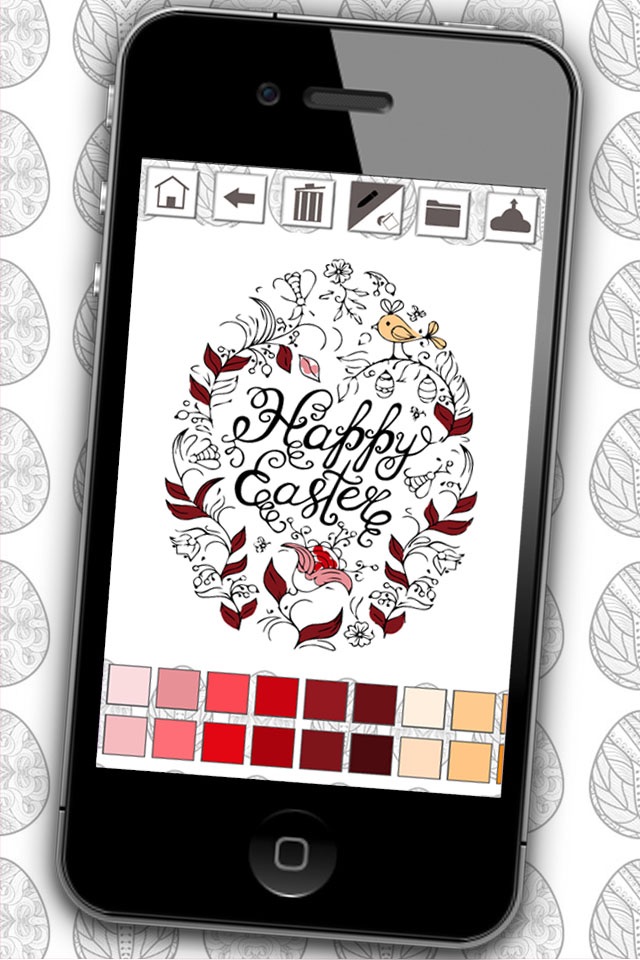Easter mandalas coloring book – Secret Garden colorfy game for adults screenshot 2