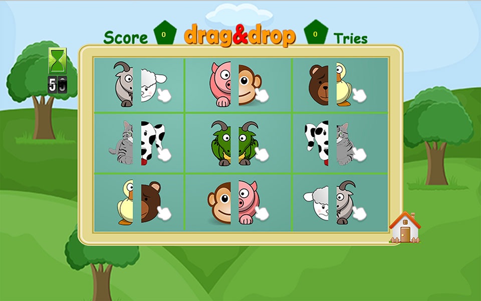 Animal Pairs Matching : Fun Animals Farm Puzzles Game For Kid screenshot 2