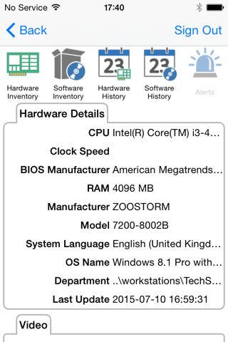 CrossTec EMS Console screenshot 2