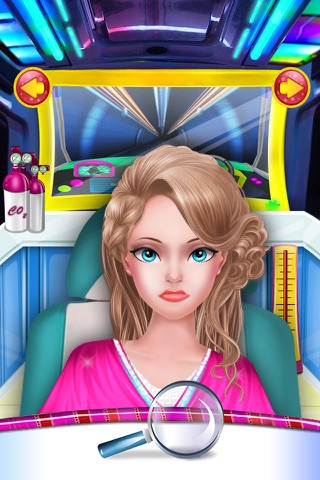 Princess Headache Ambulance Doctor hospital games for girls screenshot 2