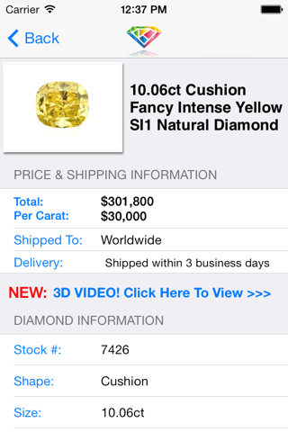 Kashi Investment Diamonds screenshot 2