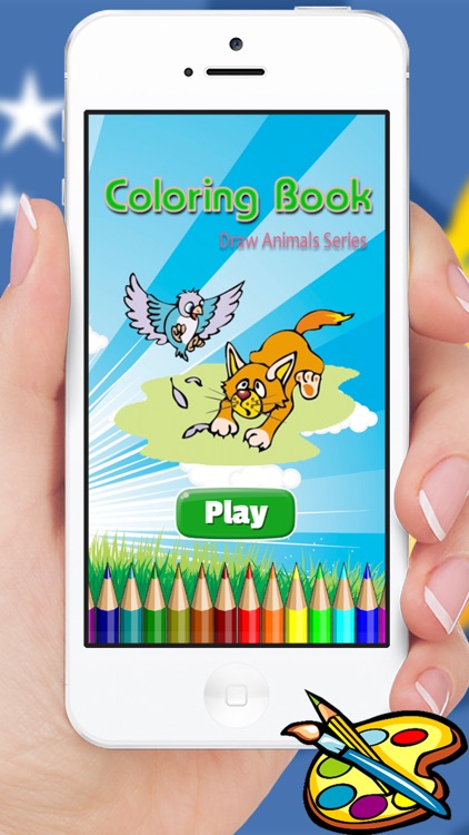 Animals Coloring Book - Cute Drawing Painting Kids Games