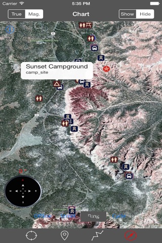 Bryce Canyon National Park GPS screenshot 2