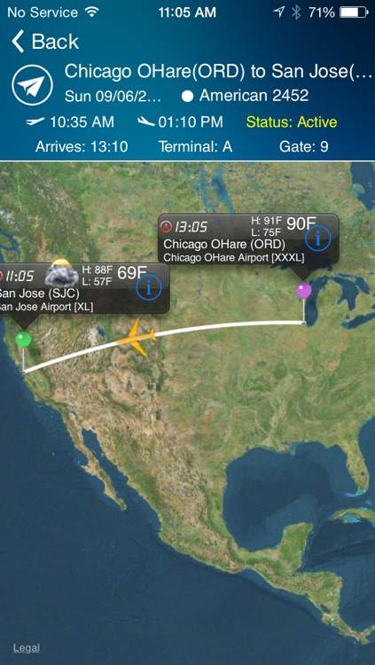 San Jose Airport (SJC) Flight Tracker radar Mineta