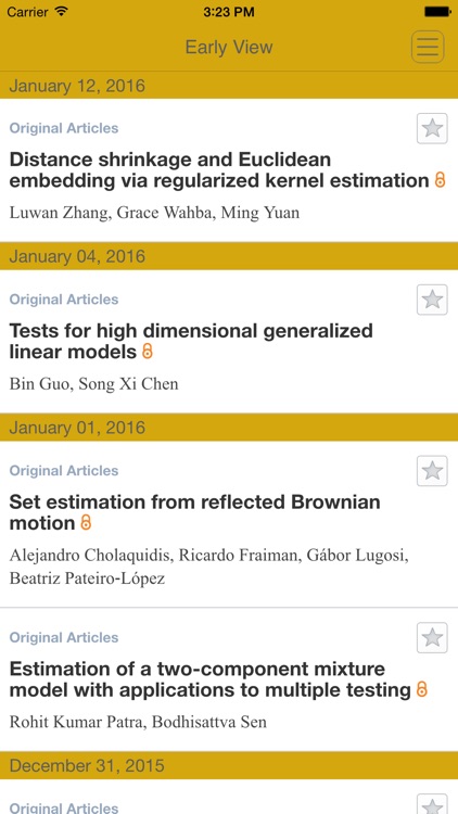 Journal of the Royal Statistical Society, Series B (Statistical Methodology)