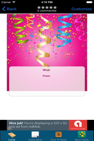Happy Birthday Greeting Cards & Party Invitation Ecards screenshot 2
