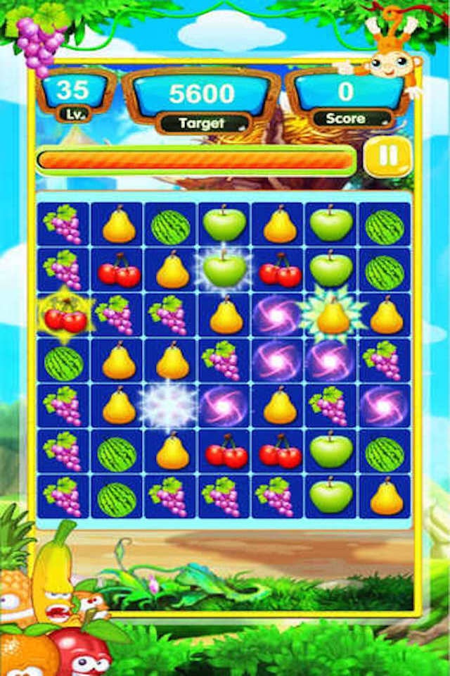 Fruit Swipe - 3 match puzzle juice burst game screenshot 3