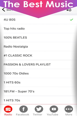 The Best 70s - 80s - 90s Oldies music playlists & songs music player - Absolute 60's 70's 80's Classic rock , Disco and country stations screenshot 2