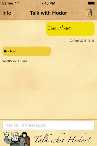 Talk with Hodor screenshot 2