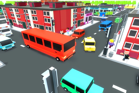 Blocky High School Bus Driver screenshot 3