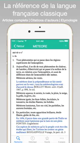 Game screenshot Dictionnaire Littré - Référence de la langue française apk