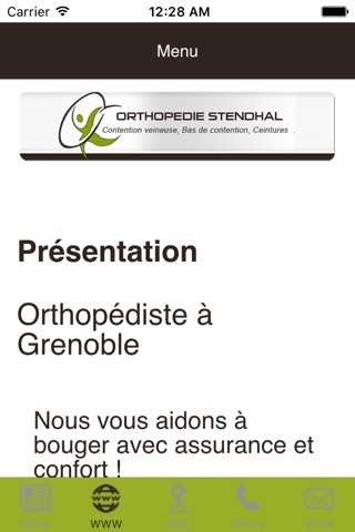 Orthopédie Stendhal screenshot 2