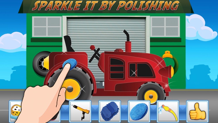 Tractor Washer: Farming Tractor Wash House screenshot-4