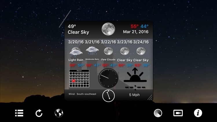 Motion Weather 4K - Ultra HD Moving Weather screenshot-3