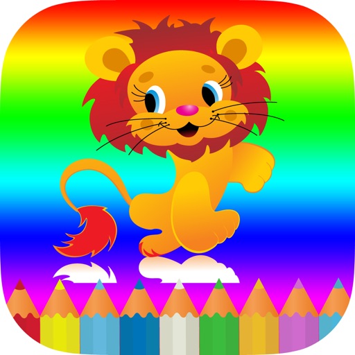 1-6 Animals Coloring book for Kids iOS App