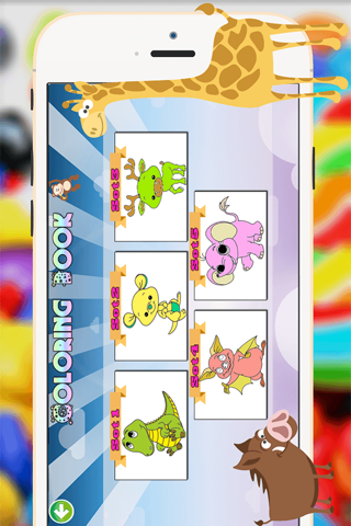 Baby Animals Coloring Book -  All In 1 Cute Animal Draw, Paint And Color Pages Games For Kids screenshot 2