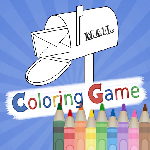 Coloring Book Education Game For Kids - Postman Pat Version icon