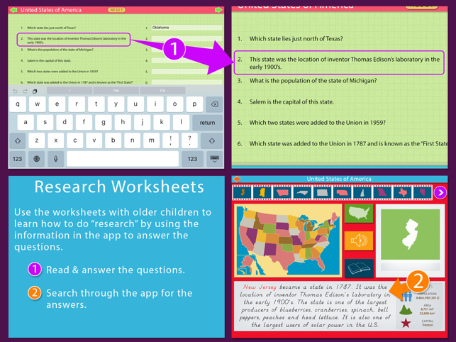 United States Of America LITE - A Montessori Approach To Geo(圖5)-速報App