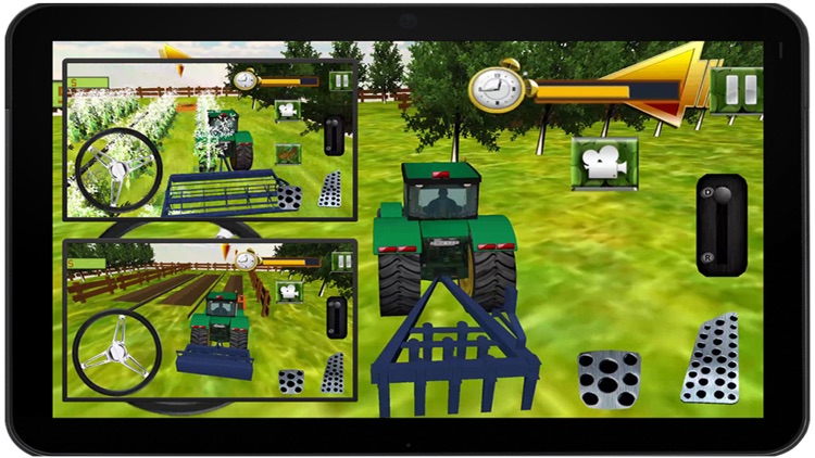 Real Corn Farming Tractor trolley Simulator 3d 2016 – free crazy farmer Harvester cultivator pro driving village sim
