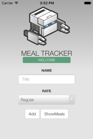 MealsTracker screenshot 2