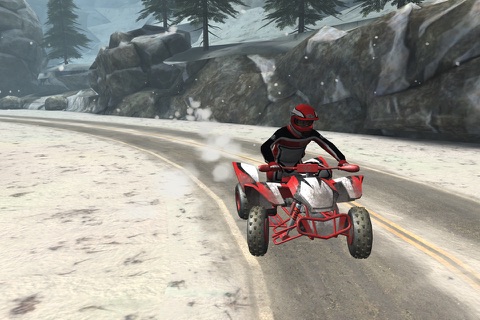 ATV Snow Racing - eXtreme Real Winter Offroad Quad Driving Simulator Game PRO Version screenshot 4