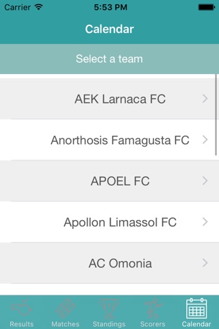 InfoLeague - Information for Cypriot First Division - Matches, Results, Standings and more screenshot 4