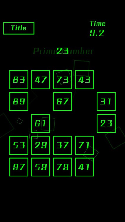 Touch the Prime Numbers