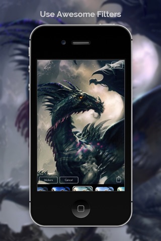 Dragon Wallpapers & Backgrounds + Amazing Fire Wallpaper Free HD screenshot 2