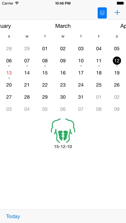 Gym Calendar Light screenshot-3
