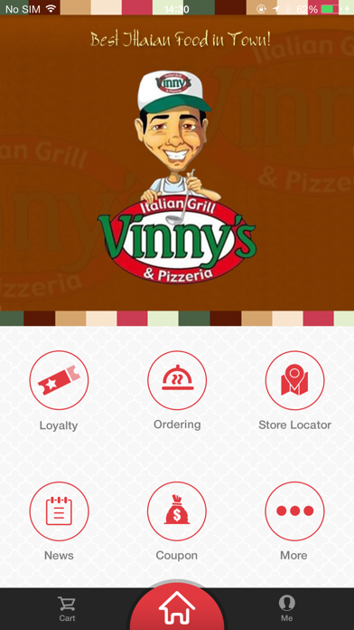 How to cancel & delete Vinny's Grill & Pizzeria from iphone & ipad 1