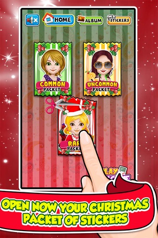 Christmas Sticker Dress Up Salon - little baby santa & emoji makeup games for girl kids! screenshot 3