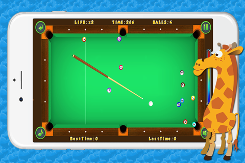 Pool Billiards Challenge Game for Kids screenshot 3