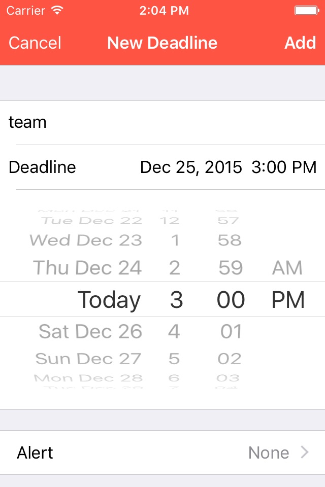 Deadline Tracker - Keep Track of Deadlines and Avoid Procrastination - with Alerts and Countdown screenshot 3