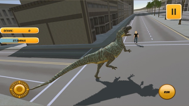 City Dino Chase Sim 3D : Free Play Game 2016(圖3)-速報App