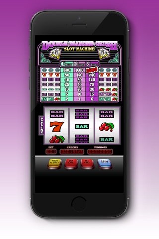 Double Diamond Crush Slot machine screenshot 3