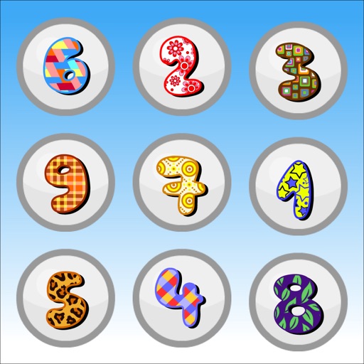 numbers ascending game for kids icon
