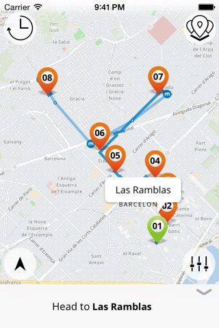 Barcelona Premium | JiTT.travel Audio City Guide & Tour Planner with Offline Maps screenshot 2