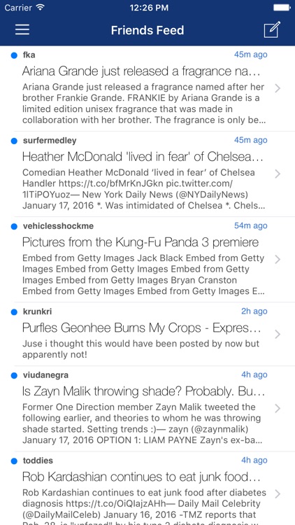 LJ Reader – LiveJournal iPhone Edition