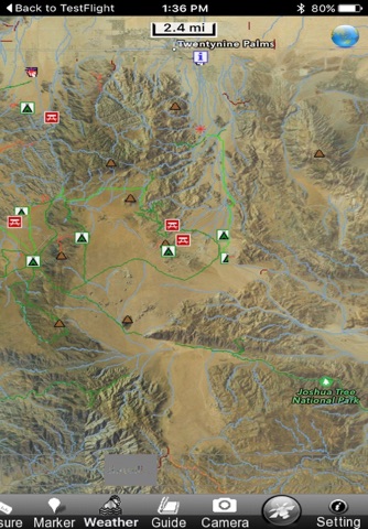 Joshua Tree National Park - GPS Map Navigator screenshot 2
