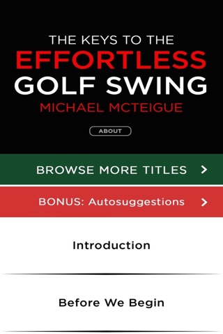Meditation App On The Keys to the Effortless Golf Swing by Michael McTeigue screenshot 2