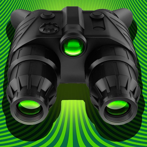 Night Vision True HDR - See In The Dark (NightVision Real In Low Light Mode) Green Goggles Binoculars with Camera Zoom Magnify (Video, Photo) and Private / Secret Folder Pro iOS App