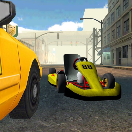 Gokart City Racing Outdoor Traffic Speed Karting Simulator Game FREE