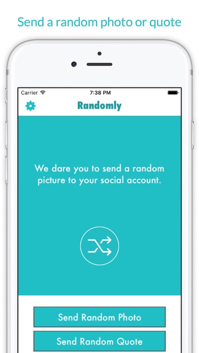 How to cancel & delete Randomly - Send random photos and quotes from iphone & ipad 1