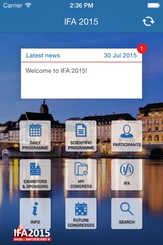 IFA Congress 2015 screenshot 2