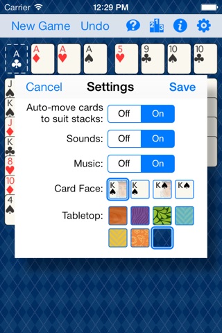 FreeCell+ screenshot 2