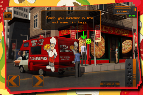 Pizza Delivery Simulator : Crazy City Food Free Transport Game screenshot 3