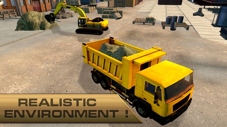 Sand Excavator City Builder 2015 – 3D heavy construction equipment simulation game screenshot-3