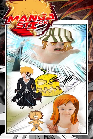 Saiyan & Anime Manga Sticker Camera : Saint Photo BoothDress Up Of Style screenshot 3