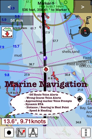 Marine Navigation - Croatia - Offline Gps Nautical Charts & River Maps for Fishing, Sailing and Boating screenshot 3